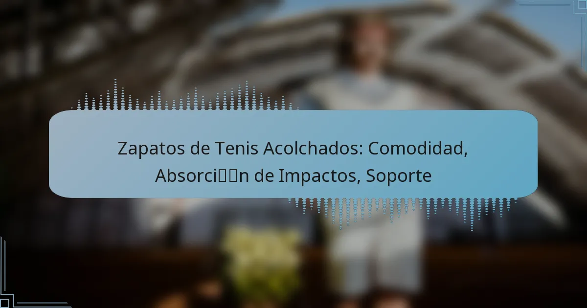 Zapatos de Tenis Acolchados: Comodidad, Absorción de Impactos, Soporte