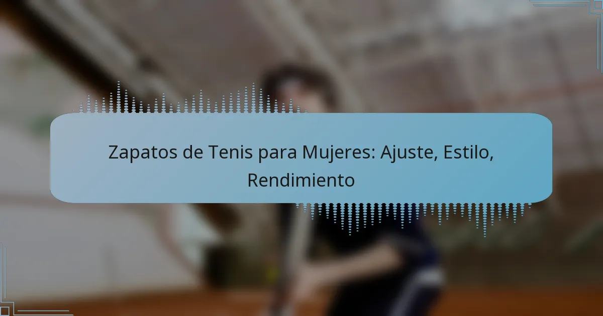 Zapatos de Tenis para Mujeres: Ajuste, Estilo, Rendimiento